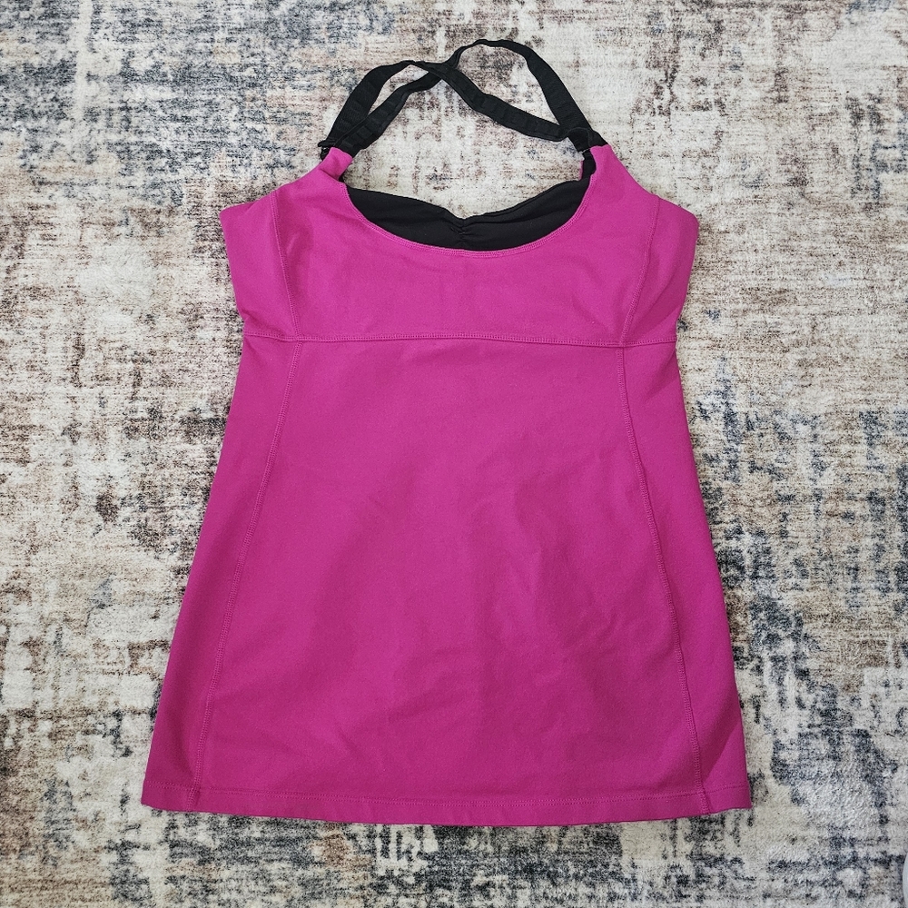 Lululemon Magenta Tank Top
